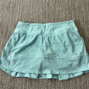 Lululemon Pace Rival Aquamarine Skirt Size 4